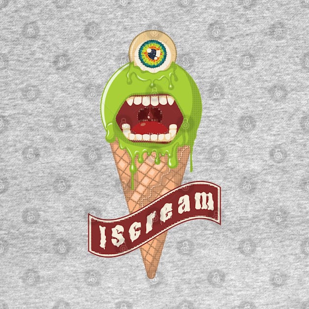 Screaming green ice cream by AnnArtshock